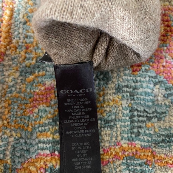 COACH Leather Gloves - Picture 2 of 3